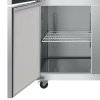 海尔(Haier)SL-1450C3D3 1305升双温上冷藏下冷冻六门厨房冷柜 铜管双压缩机 不锈钢商用超大容量厨房柜