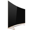 海信VIDAA（Hisense）LED55V1UC 55英寸VIDAA-TV标准版 4K超高清智能曲面电视（香槟金）