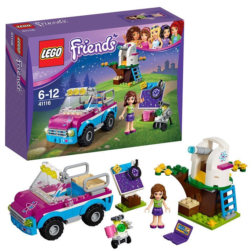 LEGO 乐高 Friends 好朋友系列 奥莉薇亚的科学探索车 41116