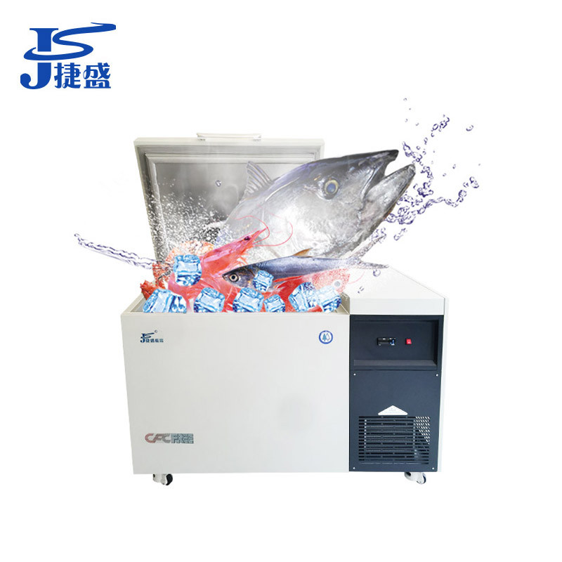 捷盛（JS）DW-60W200 -65℃ 200升 豪华型卧式顶开门超低温冷柜 金枪鱼深海鱼保存箱 工业实验医用科研级超