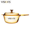 康宁(VISIONS)锅具套装 汤锅3.5L+0.8L+单柄锅2.5L 晶彩透明锅具套装玻璃锅炖汤锅煲汤锅