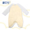 康贝方 婴儿内衣新生儿衣服 纯棉哈衣绑带连体衣 男女宝宝秋冬爬服#2630 66cm 绿色2630