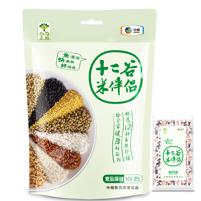 中粮金盈杂粮十二谷米伴侣450g (30g*15包）