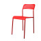 迈亚家具 现代简约椅子时尚创意椅休闲靠背椅个性塑料椅家用塑料餐椅洽谈椅 蓝色（3张起发）