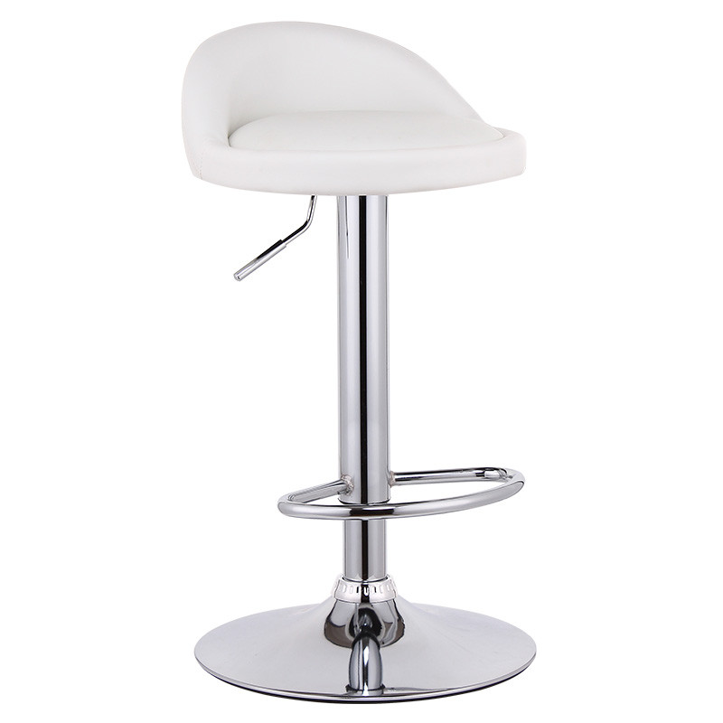 迈亚家具 时尚吧台椅酒吧椅吧椅 高脚升降凳子 欧式吧台凳 现代简约吧凳前台椅子 高款-白色.