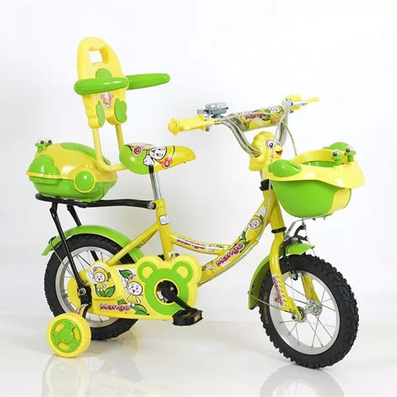 qike童车lss-日本自行车新款儿童自行车 5 -16岁男女孩子自行单车16/20寸脚踏车 可调高低学生车正品 12寸 绿果色