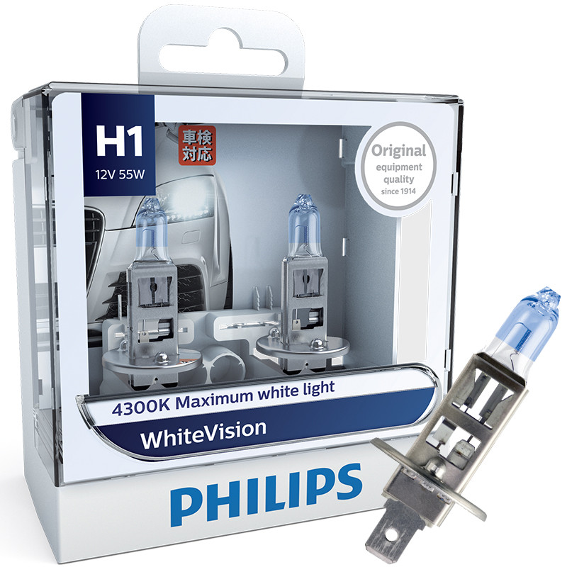 飞利浦(Philips) 璀璨之光 H1 汽车灯泡 前照灯4300K 12V 55W