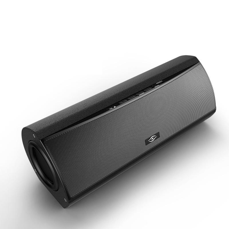 第一眼 q6无线蓝牙音箱 手机重低音插卡迷你音响金属便携低音炮 黑色