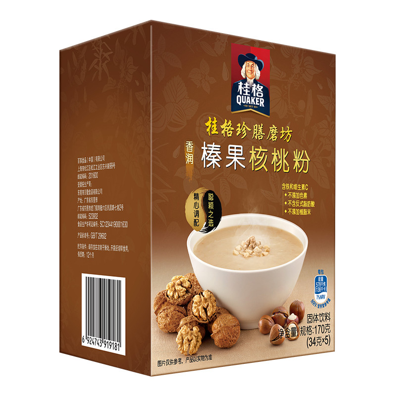 桂格珍膳磨坊果核桃粉170克