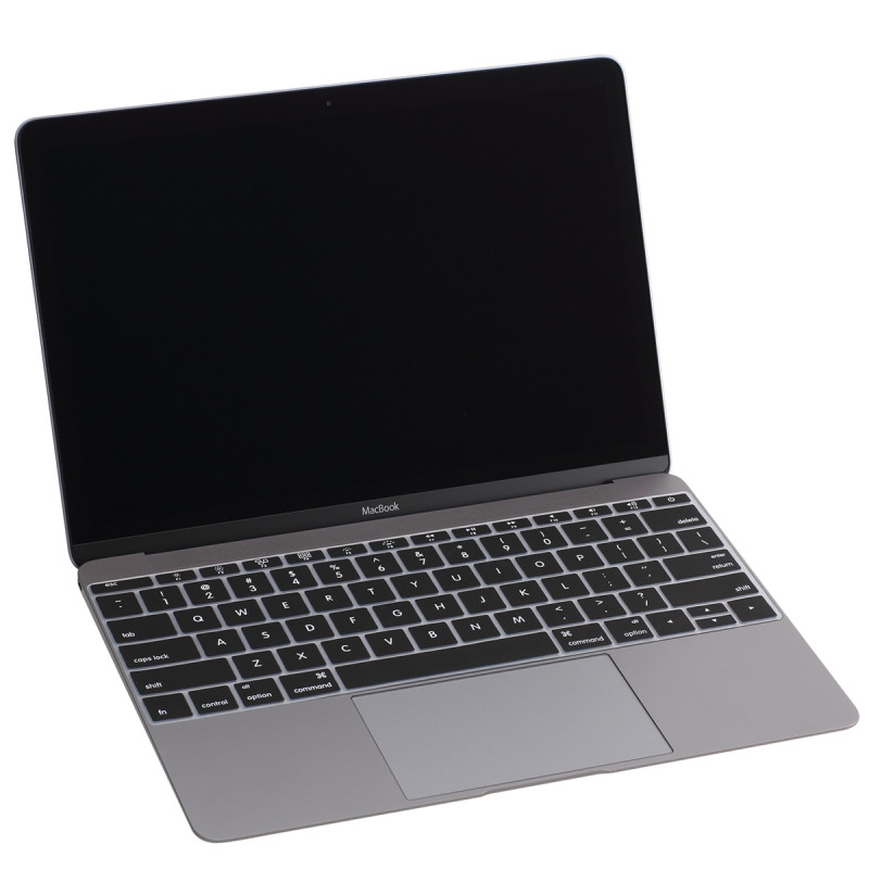 LENTION/蓝盛 MacBook 12英寸斑斓系列键盘保护膜 纯黑
