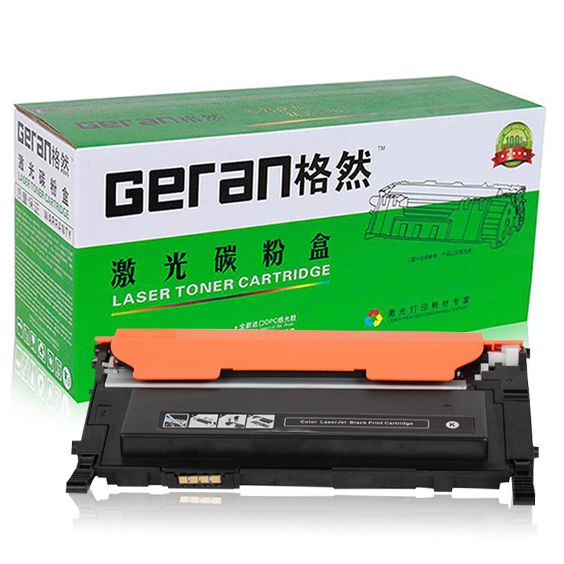 格然 三星CLT407碳粉盒适用SAMSUNG三星CLP-326 CLP-326W打印机墨盒 硒鼓 墨粉盒 CLT-K407S黑色碳粉盒