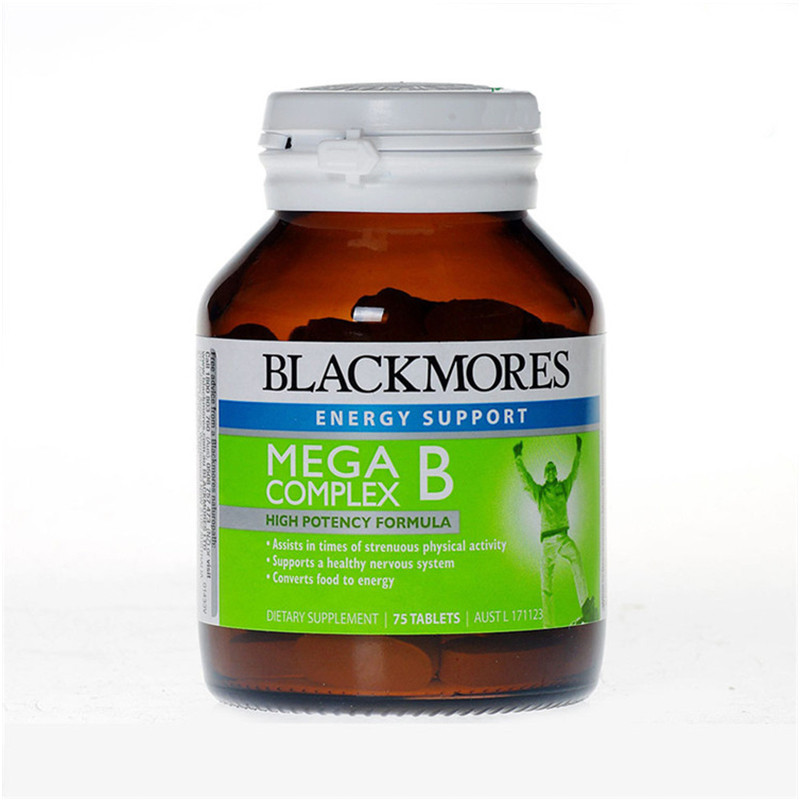 澳佳宝(BLACKMORES)高能复合维生素B族营养片75粒