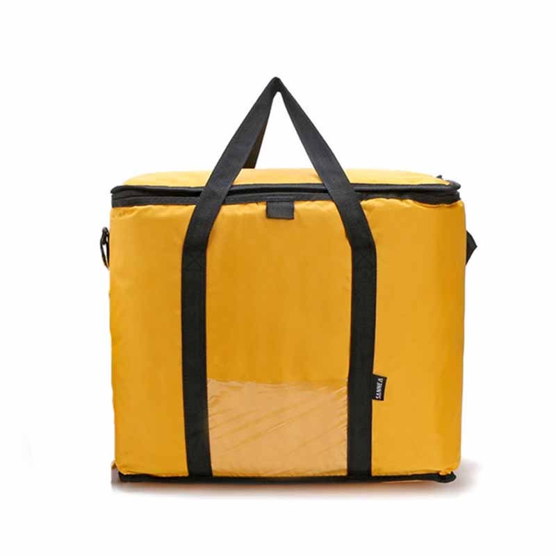 保温箱 户外野餐包 夏天冰激凌保冷冷藏箱 外卖送餐包 黄色