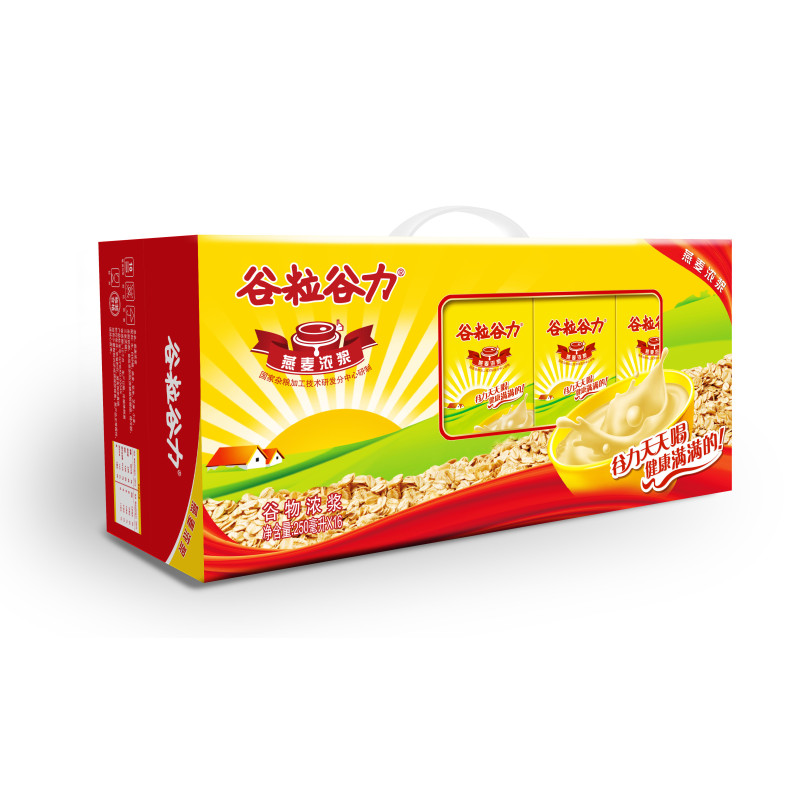 谷粒谷力 燕麦浓浆 含乳饮料 250ml*16/箱 箱装