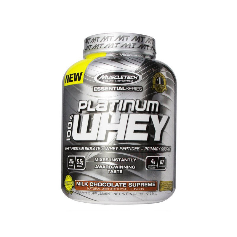MUSCLETECH 白金复合乳清蛋白粉 5磅（牛奶巧克力味）