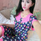 RM07彩色爱心 XL（115斤-130斤） YDM-RM04蓝色大花