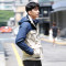 探路者 2016秋冬新款户外男式TIEF套绒旅行风雨衣TAWE91804 XXL 木棕/藏蓝