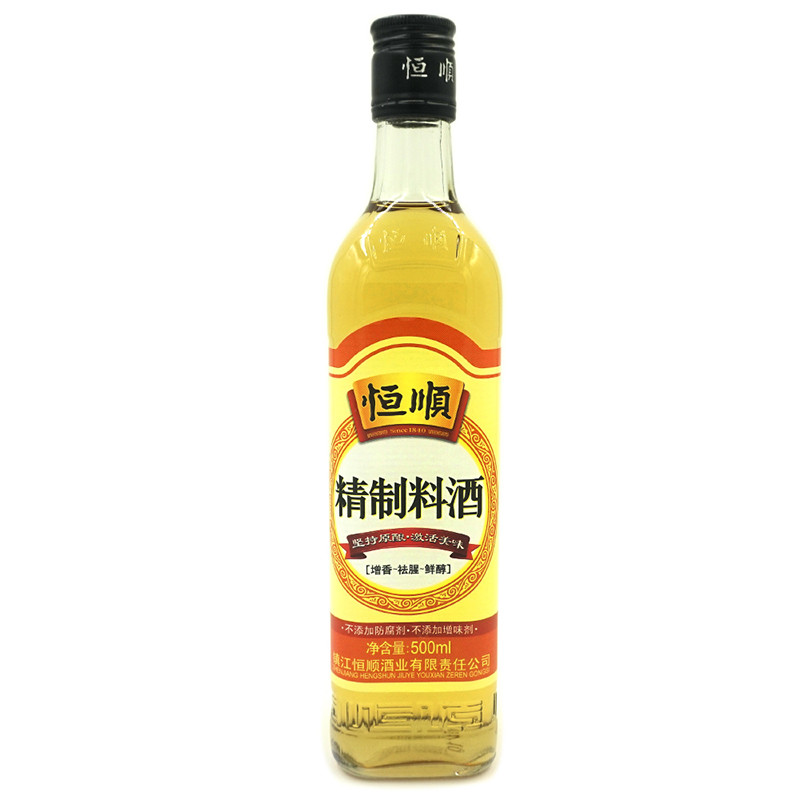 恒顺精制料酒500mL