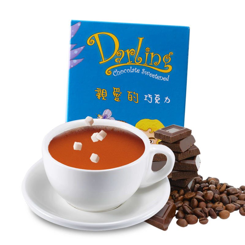 Darling 亲爱的 巧克力味固体饮料（添加白砂糖）30g*10/盒 马来西亚进口