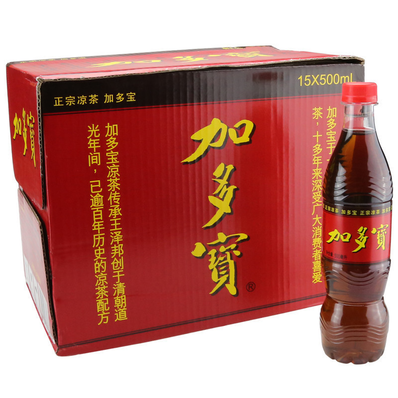 【苏宁超市】加多宝凉茶500ml*15瓶 箱装 茶饮料