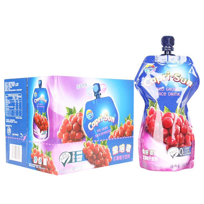 果倍爽红葡萄汁饮料330ml*15