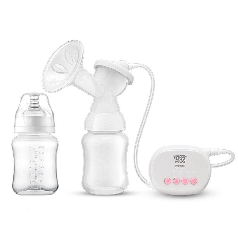 小猪卡特 电动吸奶器静音产妇催乳器按摩吸乳器 +储奶瓶HT818S