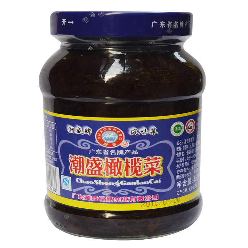 潮盛橄榄菜450g