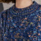 歌诺瑞丝2018新款打底毛衣韩版星星拼色针织衫女8369 L码建议100-125斤 藏青色