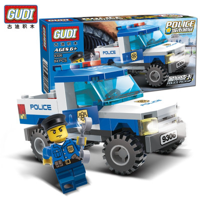 GUDI 古迪 城市警察系列 9306 警察皮卡