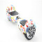 6.5英寸电动扭扭车智能平衡车双轮两轮代步蓝牙音乐遥控成人儿童通用 涂鸦色/蓝牙音乐+跑马灯