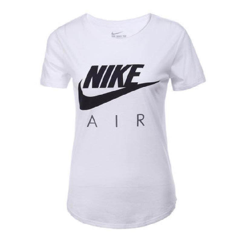 NIKE耐克2016秋款女装运动休闲透气圆领短袖T恤 803975-657-101-BK XL 803975-101