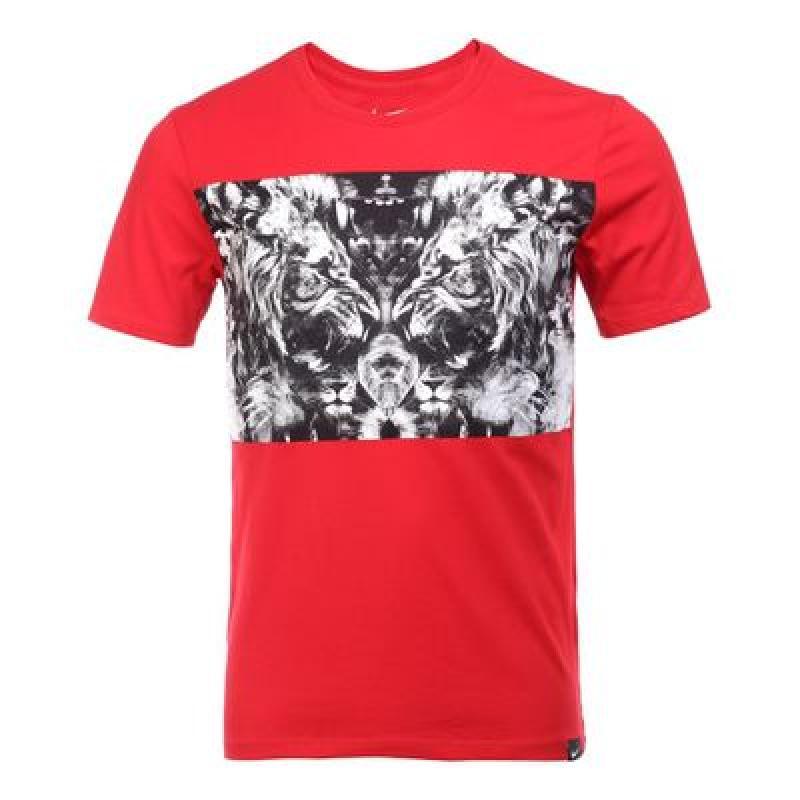 NIKE耐克2016秋款男装运动圆领短袖T恤 806567-010-100-657-BK XL 806567-657
