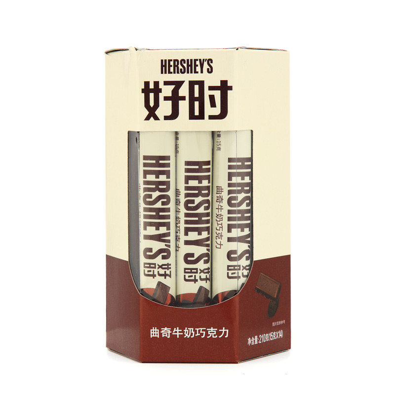 好时曲奇奶香白巧克力排块家庭装210g