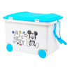 爱丽思(IRIS）KTC-450N迪士尼45L盖中盖带滑轮子玩具收纳箱宝宝玩具整理箱