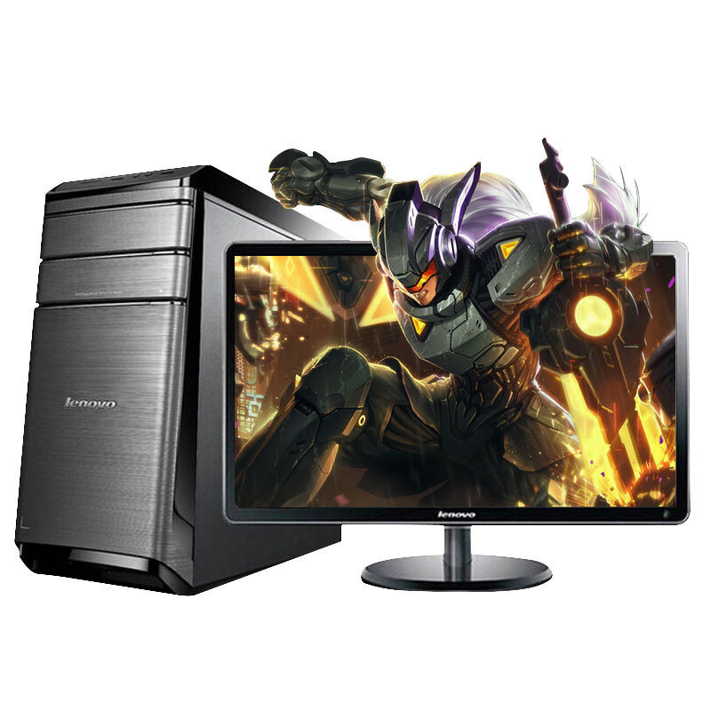 联想(Lenovo)锋行K450e台式机+23WLED(I3-4170 8G 1T 刻录 2G独显 带有线键鼠)