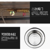 lecon/乐创洋博 1.30米商用燃气灶双灶带尾不锈钢猛火灶煤气爆炒炉饭店炒炉灶台节能