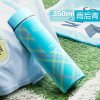 物生物(RELEA)格纹直身保温杯 小号格纹保温杯 不锈钢真空 创意便携车载女士泡茶杯水杯子