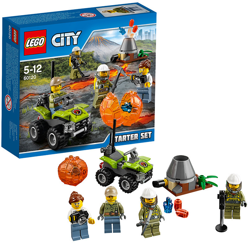 LEGO乐高 City Volcano Explorers -城市系列 -火山入门套装 60120