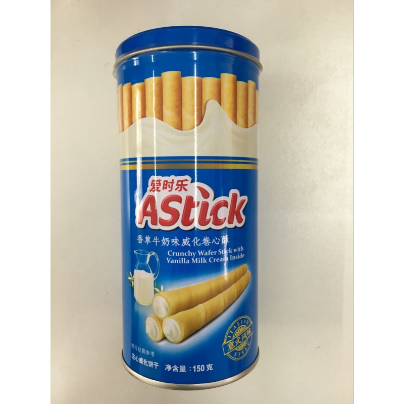 爱时乐香草牛奶味注心饼干150g