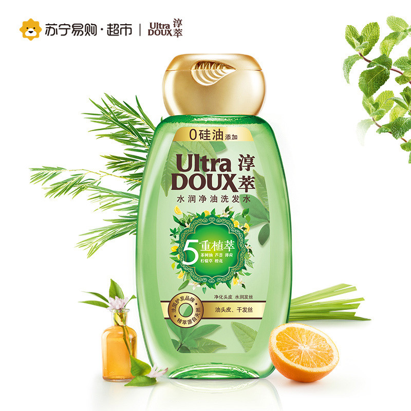 淳萃5重植萃水润净油洗发水200ml