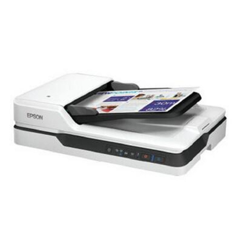 爱普生（EPSON） DS-1610 A4幅面彩色高速文档平板+ADF馈纸式扫描仪双平台扫描仪（白色）