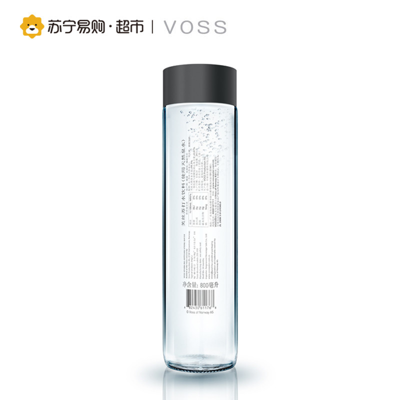 芙丝苏打水饮料（使用天然泉水）800ml