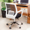 迈亚家具 职员办公椅 电脑椅 弓形会议椅 网布转椅 白框黑网滑轮脚