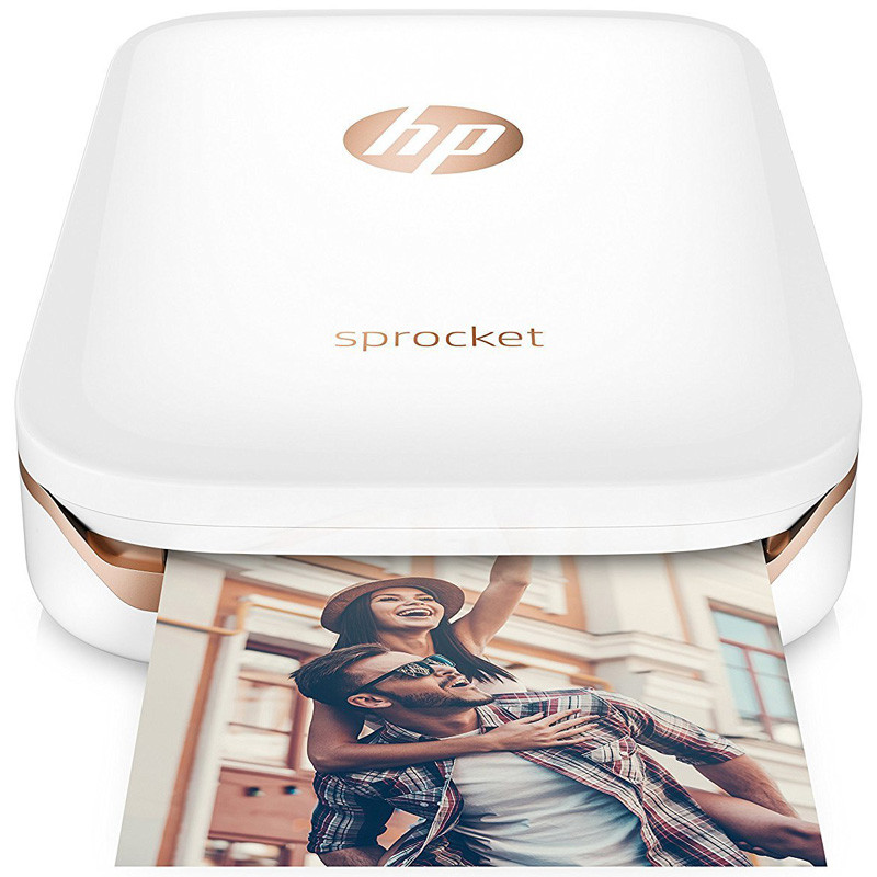 惠普(HP) 小印 Sprocket 100 白色手机照片热敏打印机惠普打印机(无墨打印 蓝牙连接)