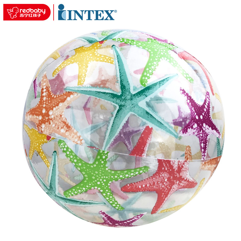 INTEX 流行组海滩球沙滩球 59040 海星 儿童戏水球 充气水球 水上玩具