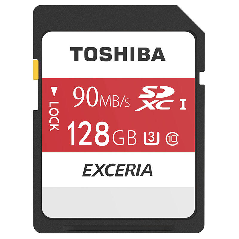 东芝（TOSHIBA）SD卡 128GB 90MB/s相机存储卡（THN-N302R1280C4）