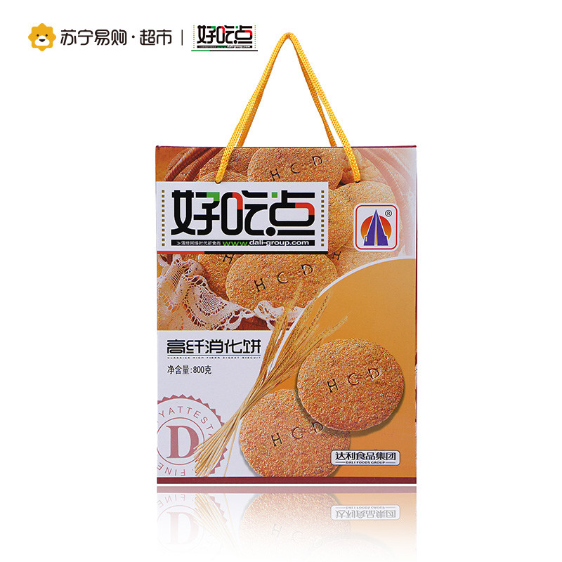 好吃点 高纤消化饼 800g/盒装