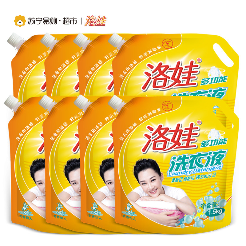 洛娃 多功能洗衣液 1.5kg*8袋