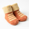 保暖毛圈袜婴幼儿童加厚袜子新生儿纯棉袜子宝宝0-1-3岁儿童松口 0-1岁 浅灰圆点
