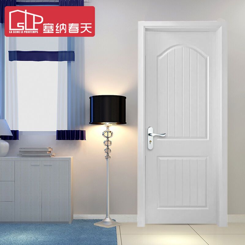 塞纳春天木门室内套装门实木复合烤漆房门卧室门型号155 实木复合烤漆 实木开放漆